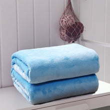 Load image into Gallery viewer, 1pcs 50x70cm Flannel Premium Gifts Small Super Warm Solid Warm Micro Plush Fleece Blanket Throw Rug Sofa Bedding