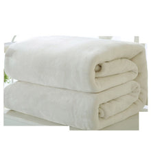 Load image into Gallery viewer, 1pcs 50x70cm Flannel Premium Gifts Small Super Warm Solid Warm Micro Plush Fleece Blanket Throw Rug Sofa Bedding