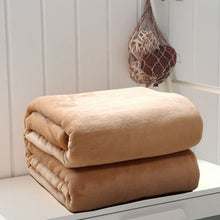 Load image into Gallery viewer, 1pcs 50x70cm Flannel Premium Gifts Small Super Warm Solid Warm Micro Plush Fleece Blanket Throw Rug Sofa Bedding